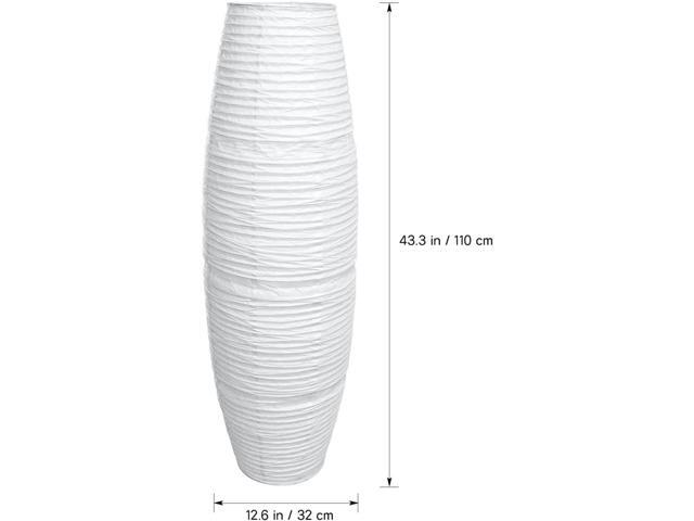 Uonlytech Paper Floor Lampshade Light Accessories: Diploma Floor Lamp Shield Japanese Style Standing Lamps for Living Room Contemporary Floor Lamp...