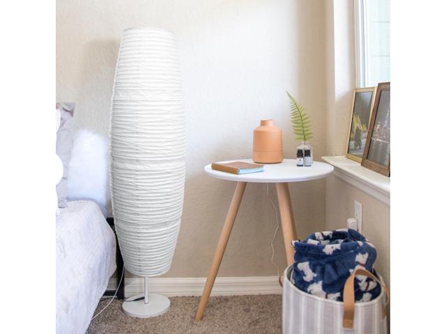 Uonlytech Paper Floor Lampshade Light Accessories: Diploma Floor Lamp Shield Japanese Style Standing Lamps for Living Room Contemporary Floor Lamp...