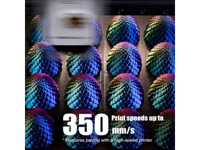 OVV3D 3D Printer Filament, PLA Filament 1.75mm, Tri-Colors Rainbow Silk PLA Filament, Rainbow PLA Filament with Silk PLA Red-Yellow-Blue, 3D...