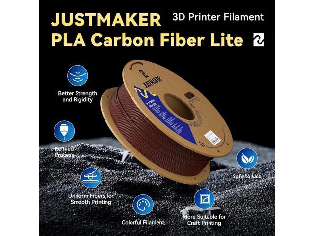 PLA Carbon Fiber Lite 3D Printer Filament, Upgrade Strength Matte Filament, Upgrade Cardboard Spool, Dimensional Accuracy +/-0.03mm, 1.75mm, 1 kg...