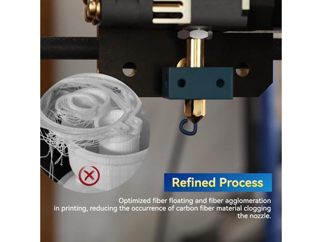 PLA Carbon Fiber Lite 3D Printer Filament, Upgrade Strength Matte Filament, Upgrade Cardboard Spool, Dimensional Accuracy +/-0.03mm, 1.75mm, 1 kg...
