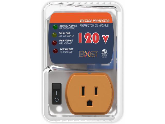 [ETL Listed] BXST Single Outlet Surge Protector for Refrigerators Voltage Protector for Home Appliance Delay Protection Electronic Surge Protector...