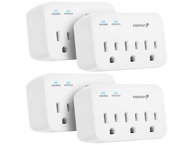 Fosmon Refrigerator Surge Protector, 3 Outlet Heavy Duty Appliance Surge Protector with High Joules for Fridge, Microwave, Washing Machine, Garage...