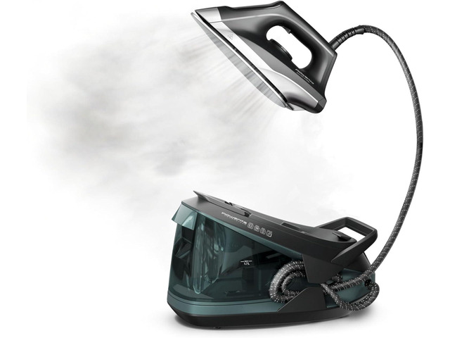 Rowenta Iron Steamer for Clothes Master Steam Station, Professional Steam Iron for Clothes with Stainless Steel Soleplate, 57 Oz, 400 Microsteam...