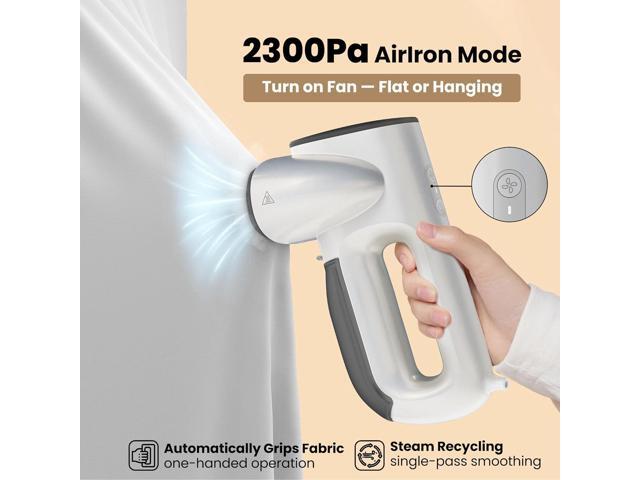 Neakasa Magic 1 Vacuum Steamer, Handheld Travel Garment Steamer for Clothes, 2300Pa Suction for Fabric Grip, Featuring Exclusive AirIron Technology...