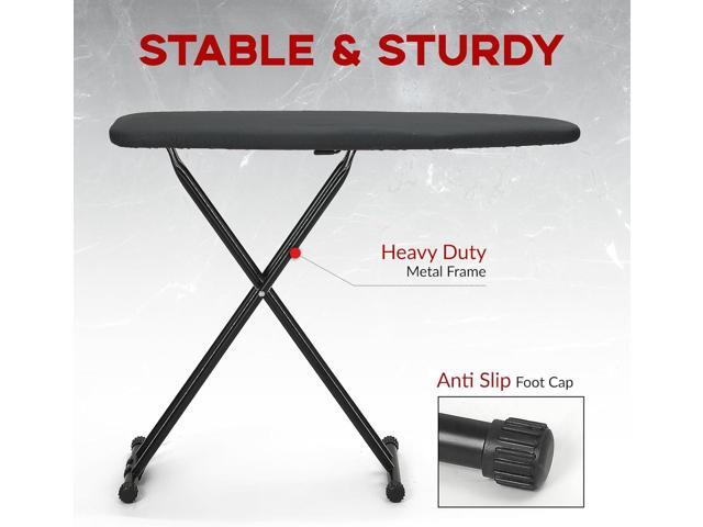 Ironing Board Full Size 54x14, RAINHOL Heavy Duty Iron Board with Thick Padded Cover, Height Adjustable Ironing Boards with Smart Hanger,...