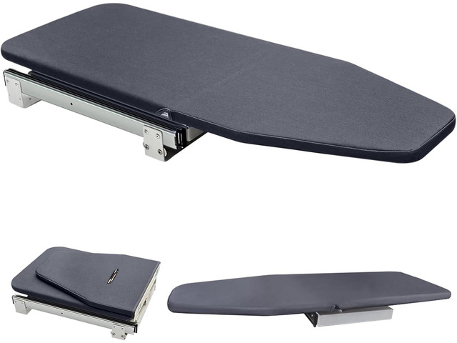 Vrietina Retractable Foldable Ironing Board, 180° Swivel Pull Out Ironing Board Closet Sliding Out Space Saving with Removable Heat Resistant...