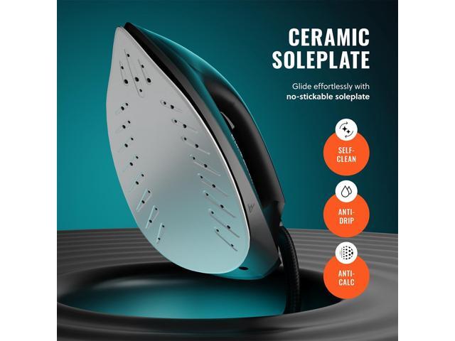 Pursteam Steam Station Max Ceramic Soleplate Steam Iron for Clothes 1500W, 50.7oz Removable Water Tank, Fast Heat Up Self-Clean, Auto Shut-Off,...