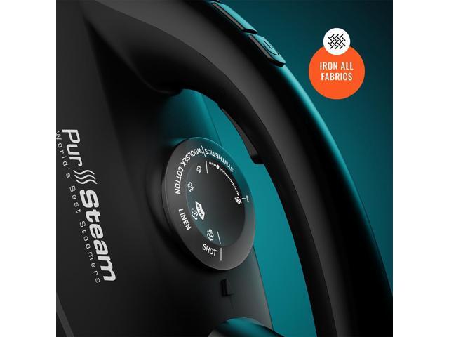 Pursteam Steam Station Max Ceramic Soleplate Steam Iron for Clothes 1500W, 50.7oz Removable Water Tank, Fast Heat Up Self-Clean, Auto Shut-Off,...