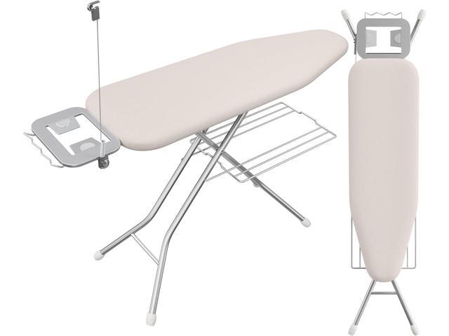 Yaheetech Ironing Board, Compact Iron Board with Cord Holder, Steam Iron Rest and Bottom Storage Tray, 9 Adjustable Heights & 3 Layer Cover,...
