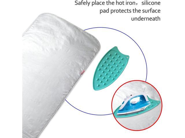 Ironing Mat,Thickened (32x55 inch) Ironing Blanket Ironing Pad, Double-Side Using Heat Resistant Pad Extra Extra Large Ironing Mat for Table...