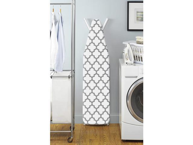 Whitmor Deluxe Ironing Board Cover and Pad (Ironing board not included) - Medallion Grey