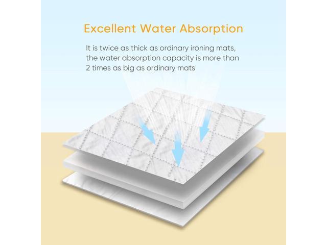 Ironing Mat,Thickened (32x54 inch) Ironing Blanket Ironing Pad, Double-Side Using Heat Resistant Pad Extra Extra Large Ironing Board for Table...