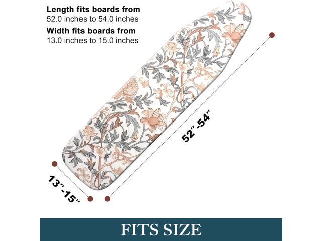 veiox Thick Padded Ironing Board Cover and Pad Extra Soft & Heatproof Surface Reflective Heat Technology, Heavy-Duty Fabric Fits Standard Sizes...