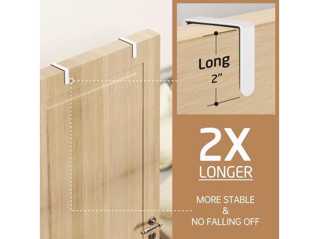 KES Over The Door Ironing Board Holder, Ironing Board Hanger Over Door Organizer with Storage Shelf Y and T Shaped Fits for 1 3/8 Doors White,...
