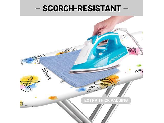 Extra Thick Ironing Board Cover and Pad, 15x54 Ironing Board Cover, Resist Scorching and Staining,Elastic Edges,Art of Life Iron Sew Laundry...