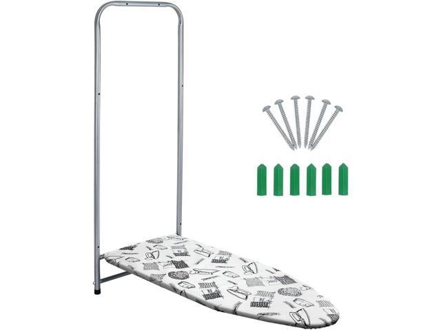 Duwee 14'x38' Wall Mounted and Door Mounted Ironing Board with Heat Resistant Cover