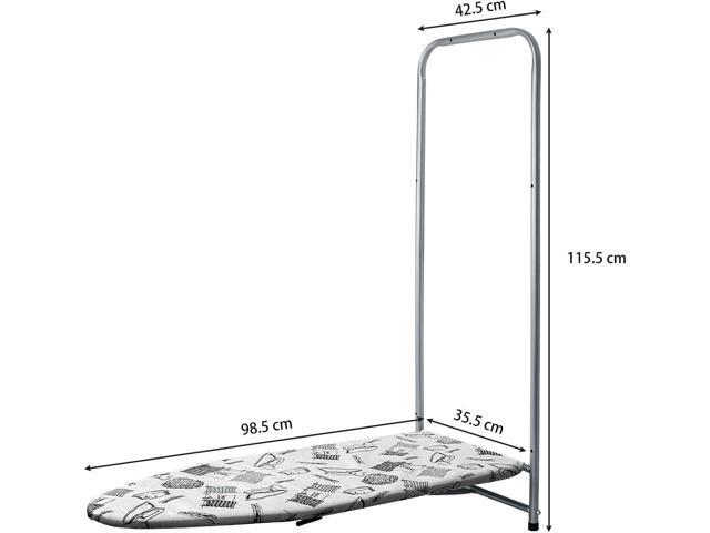 Duwee 14'x38' Wall Mounted and Door Mounted Ironing Board with Heat Resistant Cover