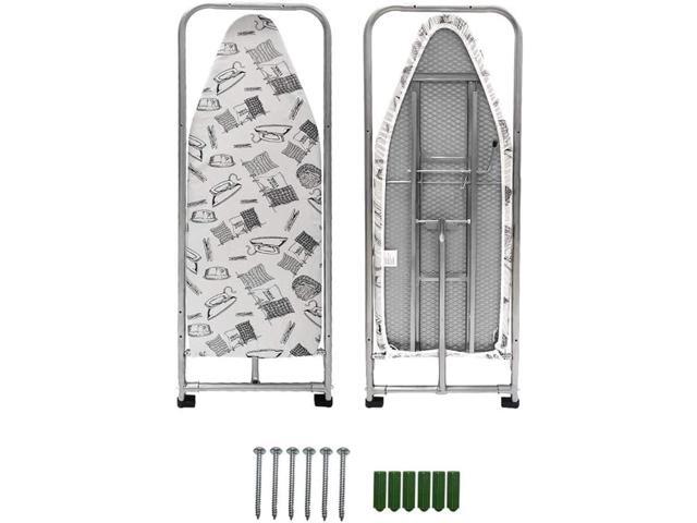 Duwee 14'x38' Wall Mounted and Door Mounted Ironing Board with Heat Resistant Cover