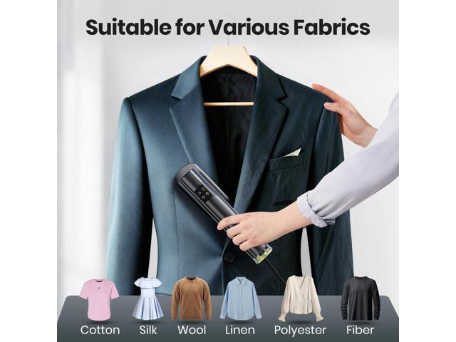 AUTOWN Portable Travel Steamer for Clothes 1000W Garment Steamer with Smart Touch Control & 4 Adjustable Steam Modes, 15s Heat-up, Includes Mini...
