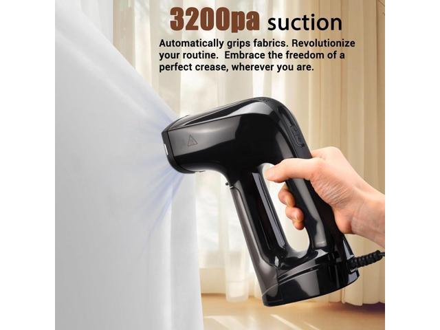 Vacuum Steamer for Clothes, 3200Pa Suction Handheld Clothes Steamer, Dual Mode, LED Display, Portable Travel Steamers for Clothes, Steaming &...