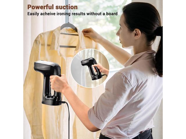 Vacuum Steamer for Clothes, 3200Pa Suction Handheld Clothes Steamer, Dual Mode, LED Display, Portable Travel Steamers for Clothes, Steaming &...