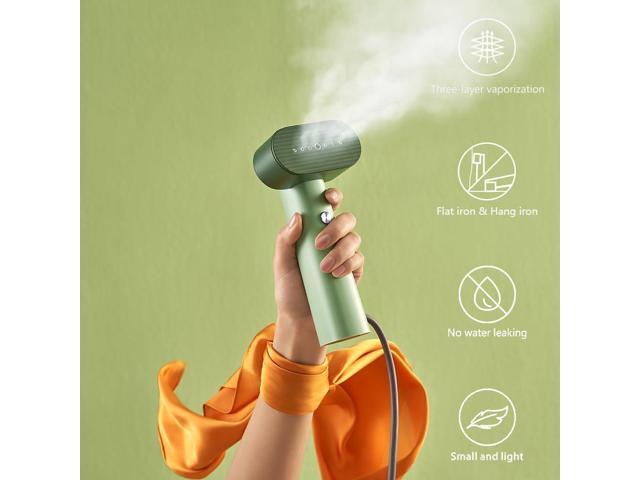 Nexdoo G6 Steamer for Clothes Portable 2-in-1 Travel Iron for Clothes, Just 0.7lbs Lightly, 10 Minutes of Continuous Steam, 900W Light Steamer for...