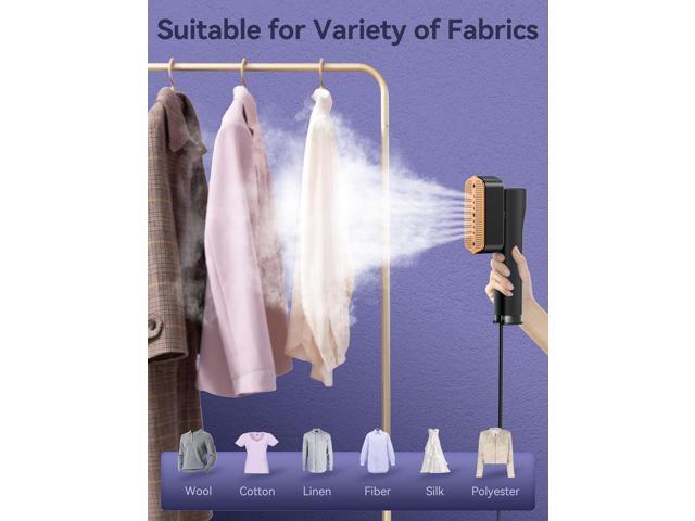 Steamer for Clothes,Sundu Portable 2-in-1 Travel Steamer & Iron,15s Fast Heat-up,100ml Water Tank,Ironing Gloves,25 Min Powerful Continuous...