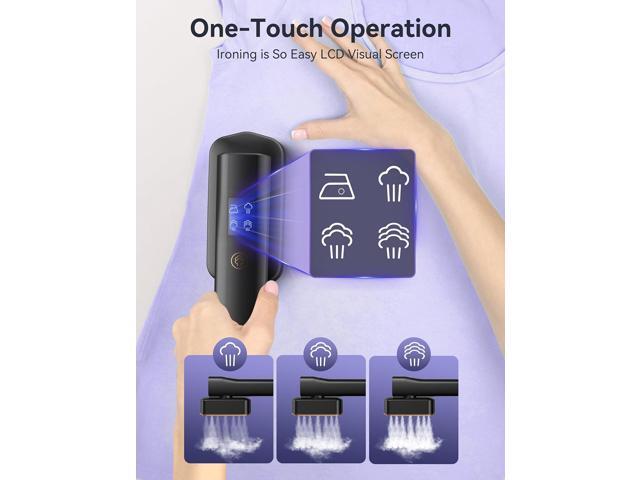 Steamer for Clothes,Sundu Portable 2-in-1 Travel Steamer & Iron,15s Fast Heat-up,100ml Water Tank,Ironing Gloves,25 Min Powerful Continuous...