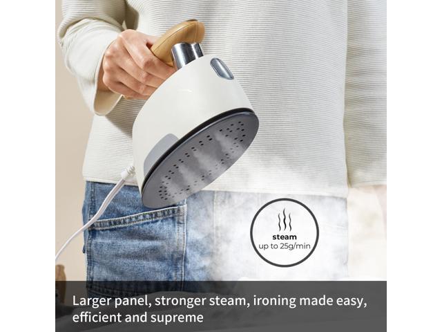 YIKA Steamer Iron for Clothes 2-in-1, Multi-Level Heating & Steaming Control, Handheld Steam Iron with Ceramic Coated Panel, Portable Fabric...