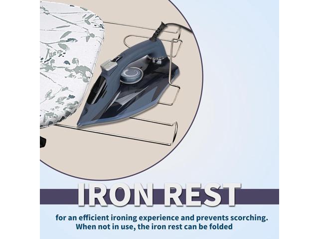 AKTIOIN Tabletop Ironing Board Folding with Iron Holder and Iron Rest, Portable Space Saving Small Metal Ironing Board