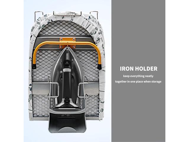AKTIOIN Tabletop Ironing Board Folding with Iron Holder and Iron Rest, Portable Space Saving Small Metal Ironing Board
