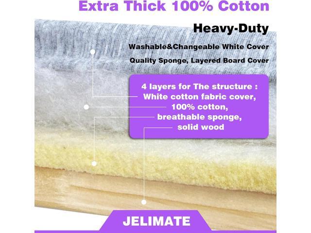 JELIMATE Padded Pants & Sleeve Ironing Boards with Ultra Thick Padding, Double Side Ironing Board