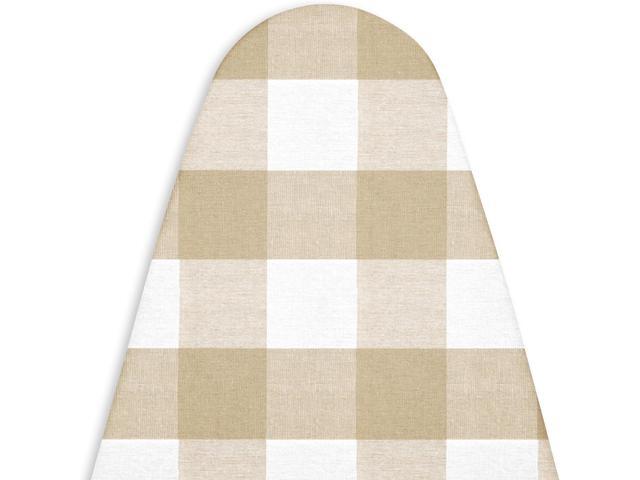 Encasa XO Ironing Board Cover and Pad 54'x15' - 4mm Felt Large Iron Board Cover with Padding, Stain-Safe Dye, Non Slip, Elastic Bungee Cord...