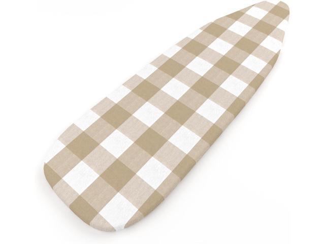 Encasa XO Ironing Board Cover and Pad 54'x15' - 4mm Felt Large Iron Board Cover with Padding, Stain-Safe Dye, Non Slip, Elastic Bungee Cord...