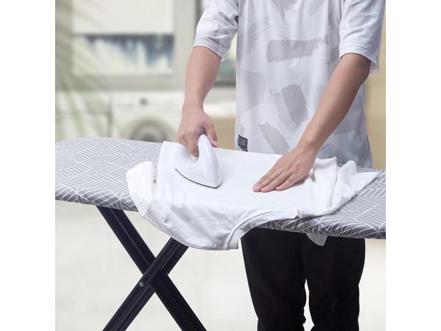 Seiritex Extra Wide Ironing Board Cover and Pad 18 x 54 inch Heat Reflective with Hook and Loop Fasteners, Thick Padding with Elasticized Edges, 3...