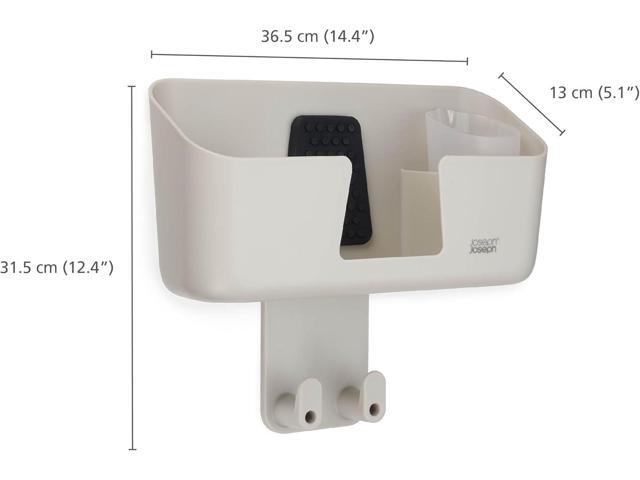 Joseph Joseph IronHub Wall mounted Iron Holder and Jug Storage Organizer with Adjustable Ironing Board Hanger, and Heat-Resistant Iron Pad