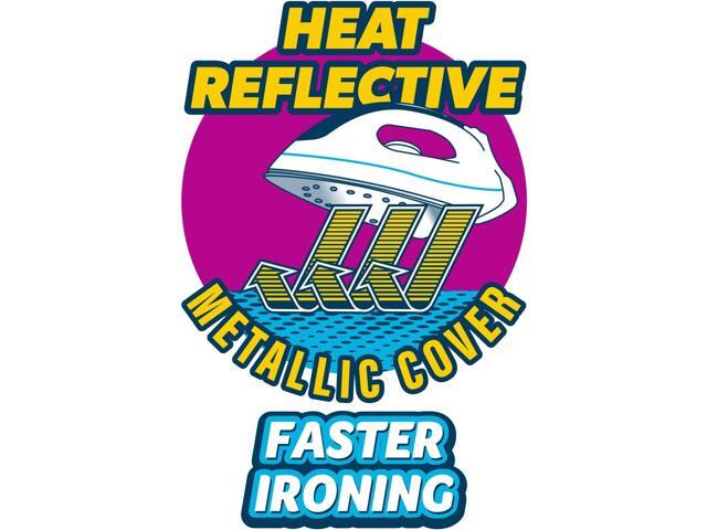 Minky Homecare SmartFit Supersize Reflector Ironing Board Cover with Heat Reflective Surface Fits Extra Large Ironing Boards up to 57 x 21 Inches...