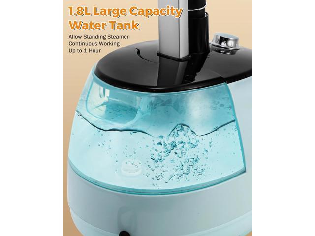 BEAMNOVA Steamer for Clothes Standing Garment Steamer Clothing Steam Iron with Ironing Board Wrinkle Remover 1.8L(61oz) Water Container, 10...