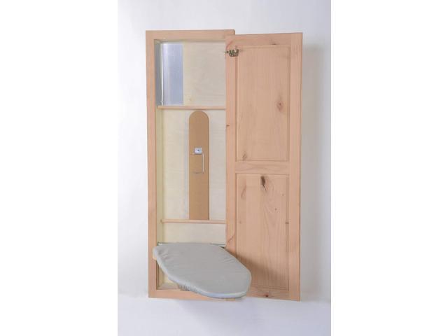New HIDEAWAY IRONING BOARDS All Knotty Alder with Raised Panel Door