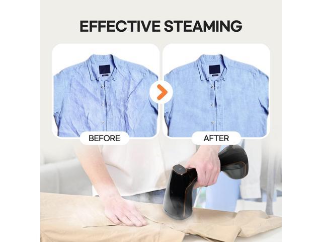 HubiCare Handheld Garment Steamer for Clothes - 1500W TurboSteam, 3 Steam Levels, 320ml Big Capacity, Strong Penetrating Steam, 20s Fast Heat-up,...