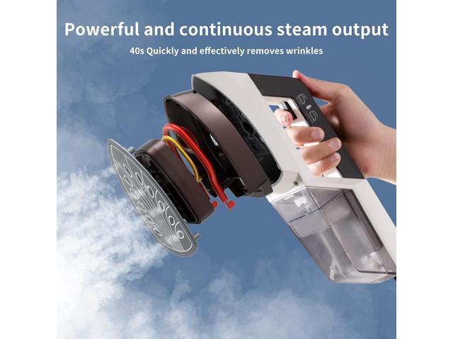 HOMETOP Handheld Steamer for Clothes, 30-Second Fast Heat-up, 1300W Powerful Garment and Fabric Steamer, Removes Wrinkle, Portable Steam Iron for...