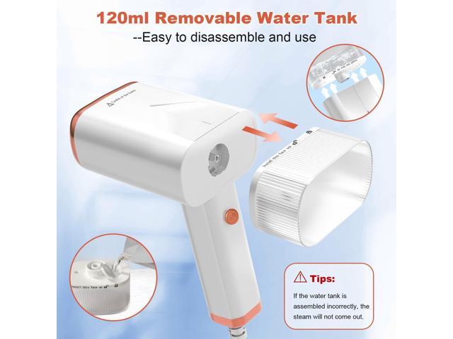 Foldable Handheld Steamer for Clothes, 1000W 20S Fast Heat-up Portable Garment Steamer with Brush and Measure cup, Clothes Steamer Fabric Wrinkle...