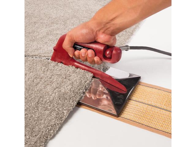 Roberts 10-286G 6 in. Heat Bond Carpet Seaming Iron, Red/Silver