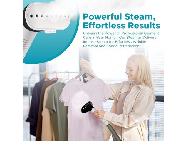 Steam & Go - The Rival Handheld Steamer - Upright Fabric Steamer for Clothes, Garments, Curtains, Bedding & Upholstery - Quick-Heating Foldable...