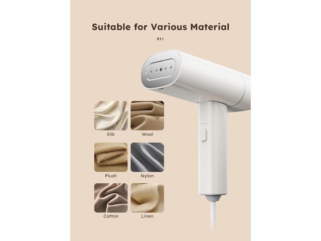 Clothes Steamer, Yabano Foldable 1200W Travel Garment Steamer Iron for Clothes with 140ml Tank for Home, Office and Travel, Handheld Fabric Steamer...