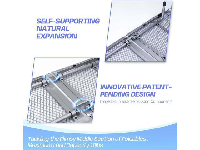 Tabletop Ironing Board with Iron Rest, Metal Mesh Panel Mini Ironing Board with Heat Resistant Cover, Portable Small Iron Board Foldable for Dorms,...