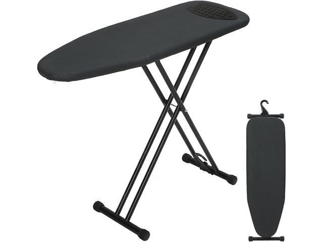 Ironing Board 43x13 with Iron Rest, RAINHOL Compact Iron Board Full Size with Thick Cover and Pad, Easy Storage Hanger with Heat-Resistant Silicone...