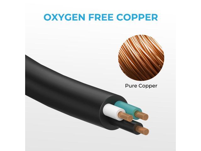 FIRMERST 20 Feet 12 Gauge 3 Conductor Power Cable SJTW 300V Pure Copper Wire