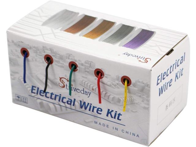 18 AWG Hook Up Wire, 1007 Stranded Tinned Copper Wire, 300V 80°C UL Recognized Flexible Electrical Wire for Automotive, LED Strips, Robotics, Home...